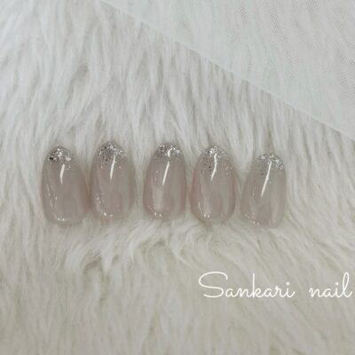 入社式OKな上品ネイル／フットパック＆フットマッサージ🌿